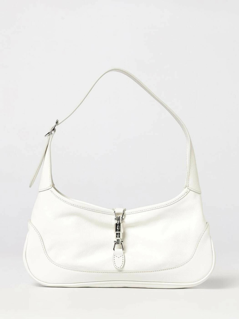 Gucci Jackie 1961 Leather Shoulder Bag White